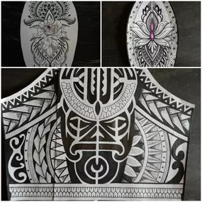 tatouage formes aztèques In'k