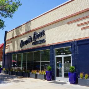 Bonnie Brae Liquor in Denver, Colorado with their new sign.