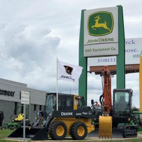 John Deere Agriculture and Construction signs