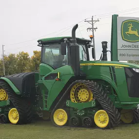 John Deere tractor at RDO Equipment Co. in Ada, MN