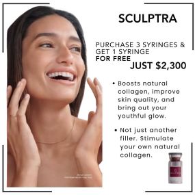 Are you looking to boost your natural collagen, improve skin quality, and bring out your natural glow? Look no further than Modesto Aesthetics and Laser! With our Sculptra sessions, we can create a more radiant and confident you! Call or text now to book an appointment.