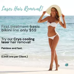 Now is the perfect time to say goodbye to unwanted hair with Modesto Anesthetic’s and Laser’s Laser Hair Removal Sale! You can get your bikini line treated at a discount as well as our Clarity II Laser Hair Removal Package priced at 50% off, plus one free session! Now is the time to start your laser hair removal to get silky smooth by summer!