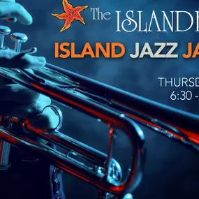 Join us for Island Jazz Jam every Thursday evening from 6:30 - 9:30. Call (561) 842-8282 for reservations.