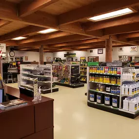 Parts Displays in Showroom at RDO Equipment Co. in Hermiston, OR