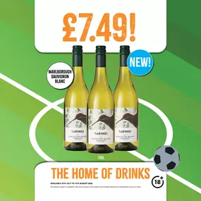 New £7.49 a bottle