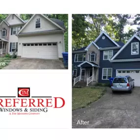 Another high quality siding replacement from Preferred Windows and Siding!