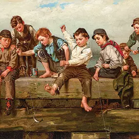 john george brown painting