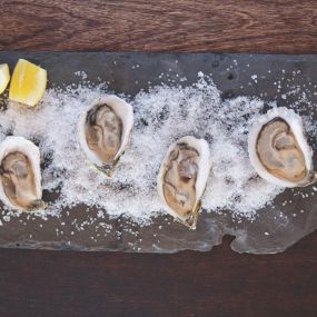 Fresh local oysters