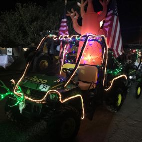 RDO Equipment Co. decorated John Deere XUV at a parade in Indio, CA