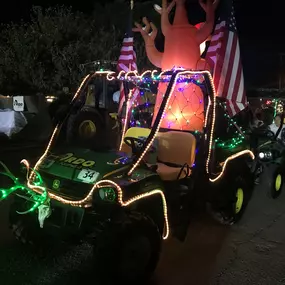 RDO Equipment Co. decorated John Deere XUV at a parade in Indio, CA