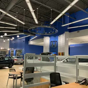 Russ Darrow Honda Showroom.