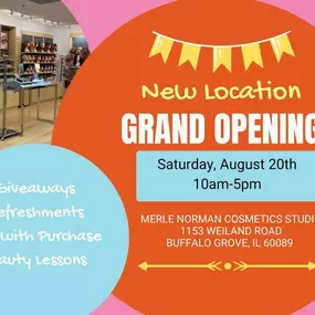 Grand Opening of New Location - August 20th 10am - 5pm