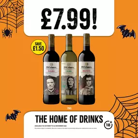 £7.99 on 19 crimes wines.