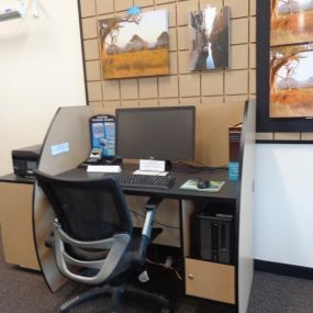 Customer computer allows you to surf or print on your own!