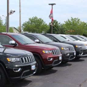 Russ Darrow Chrysler Dodge Jeep RAM of West Bend lot.