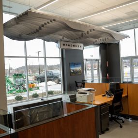 Russ Darrow Chrysler Dodge Jeep RAM of West Bend showroom.