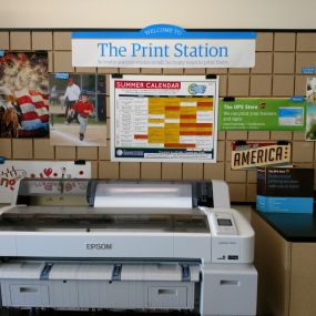 Our large format printer can print all of your posters, banners and blueprints.