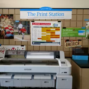 Our large format printer can print all of your posters, banners and blueprints.