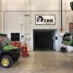 John Deere XUV Gator and Combine at RDO Equipment Co. in Washburn, ND