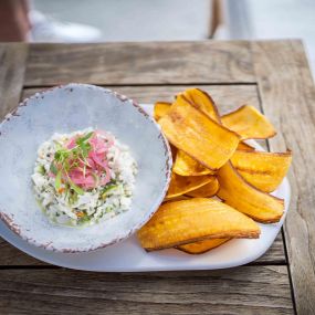 Cocconut vegan ceviche