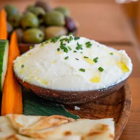 Whipped feta at Pool House