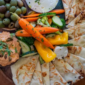 Delicious Mediterranean plate