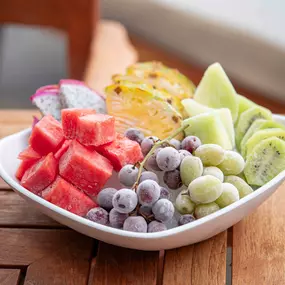 frozen fruit plate