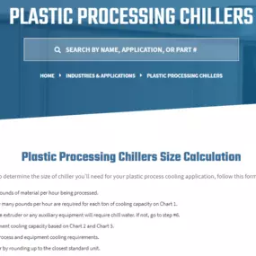 chillers for injection molding