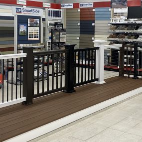 Decking, Siding, and Roofing Displays in Gardner, MA Store