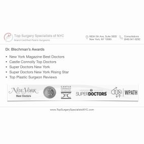 Awards - Top Surgery Specialists of NYC