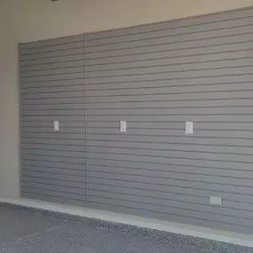 Grey Slat Wall