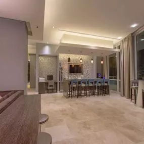 Relax in our coffee and beverage lounge