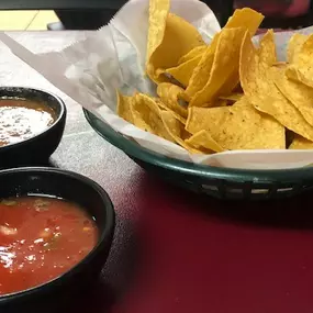 For the freshest, most authentic chips and salsa around, visit us at Acambaro Mexican Restaurant in Fayetteville, Arkansas! It's the perfect start to the best Mexican food you're going to find in the whole state.