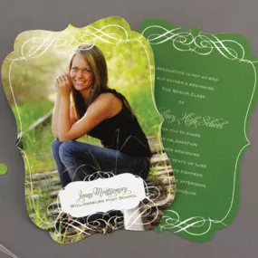 Graduation invitations.