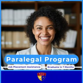 Law Firms are using paralegals more often and with more professional depth. Education is now critical – you can change your life to one of a professional – in only 7 months. 
#Paralegal #LawFirm #ParalegalProgram