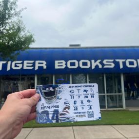 Football season is quickly approaching, and Tiger Bookstore has you covered! Stop by the ticket office or Tiger Bookstore to pick up a FREE schedule magnet for the 2024 season, and while you’re there, be sure to pick up your Tiger Gear to show your Tiger support!