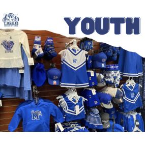 Make those tiger cubs stylish with youth gear from Tiger Bookstore!