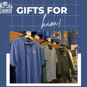 We have something for everyone's wish list. Pick up the perfect Tiger gift for that special man at Tiger Bookstore!