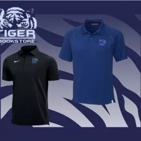 We have everything you could ask for when it comes to Tiger apparel, like our Tiger polos that have no shortage of styles. Swing by Tiger Bookstore and check out our awesome selection!