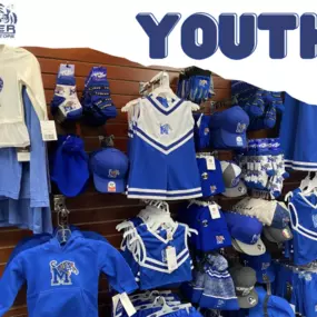 Make those tiger cubs stylish with youth gear from Tiger Bookstore!