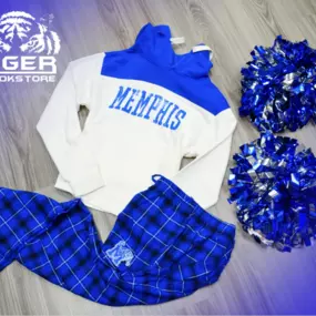 Looking for a University of Memphis hoodie? Temps are slowly dropping so it's time to drop our favorite comfy, cozy Tiger merch right here at Tiger Bookstore Memphis.