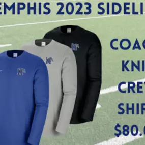 Fall weather is here, get the latest fall clothing to root on the University of Memphis football team by purchasing an exclusive Coach's Sideline Items from the Tiger Bookstore!