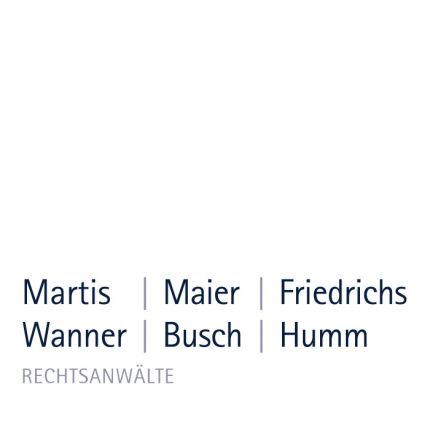 Logótipo de Martis | Maier | Friedrichs | Wanner | Busch | Humm Rechtsanwälte