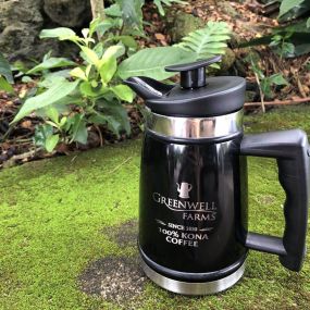 Did you know that we sell Greenwell Farms French Presses in travel, 32oz and 48oz sizes?