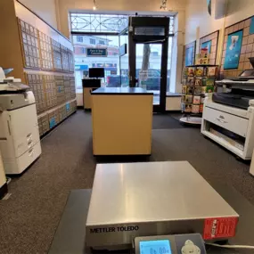 Lobby view from register counter