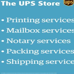 Printing , Mailboxes , Notary , packing , Shipping and much more.