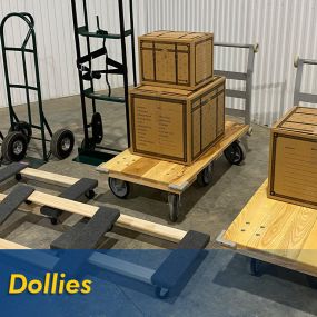 Storage Center has carts and dollies
