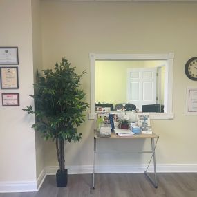 Front reception desk at the Necco Elizabethtown office.