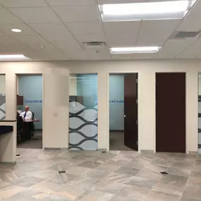 BayPort Credit Union branch interior view