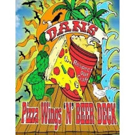 Logo from Dan's Pizza Wings 'N' Beer Deck